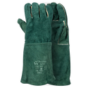Econo Green Lined Welding - Elbow Glove-Workwear-Welding Gloves South Africa | Best Welding Gloves | Leather Safety Gloves-Supply Shop