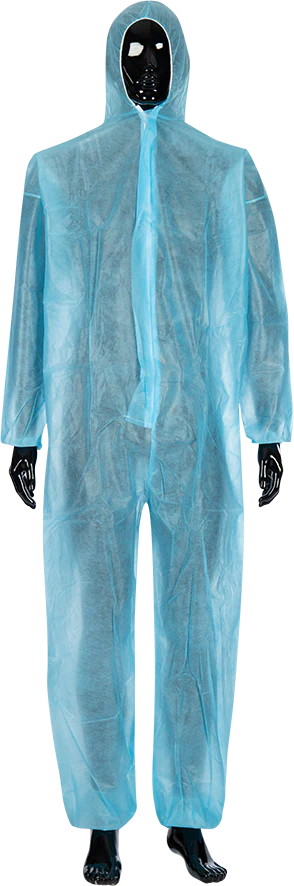 Disposable Overall Zip with Hood