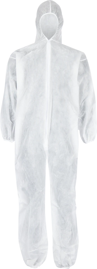 Disposable Overall Zip with Hood