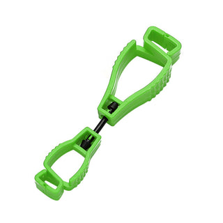 Glove Clip Plastic Lime Green Colour