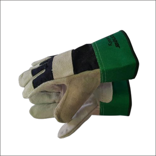 Pioneer Denim Stripe Chrome Leather - Green Cuff
