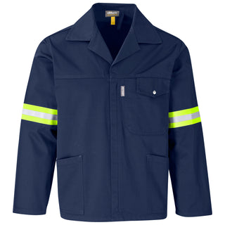 Site Premium Poly Cotton Jacket - Reflective Arms