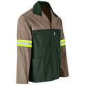 Site Premium Two-Tone Poly Cotton Jacket - Reflective Arms