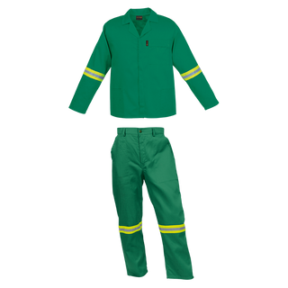Budget Poly Cotton Conti Suit with Reflective