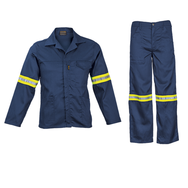 Supreme Poly Cotton Conti Suit with Reflective