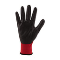 Tru Touch Red Smooth Nitrile Coated General Handling Gloves