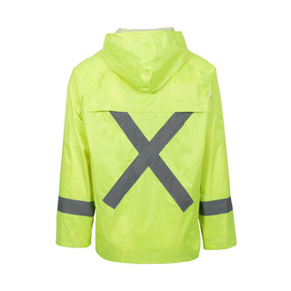 Rebel Rubberised Hi Vis Reflective Rain Suit