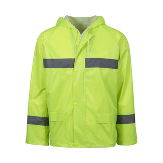 Rebel Rubberised Hi Vis Reflective Rain Suit