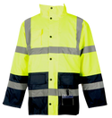 High Visibility Two Tone Freezer Traffic Jacket