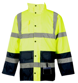 High Visibility Two Tone Freezer Traffic Jacket