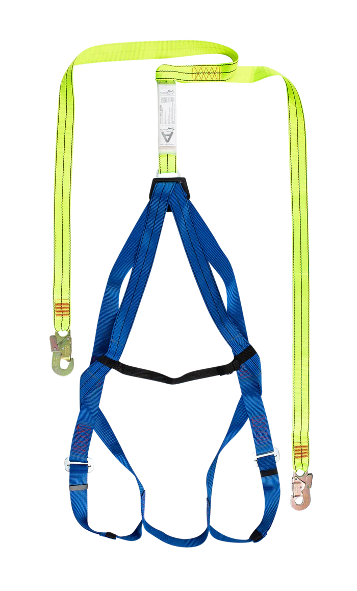 Pioneer Safety Harnesses With Double Lanyard & Scaffold Hooks