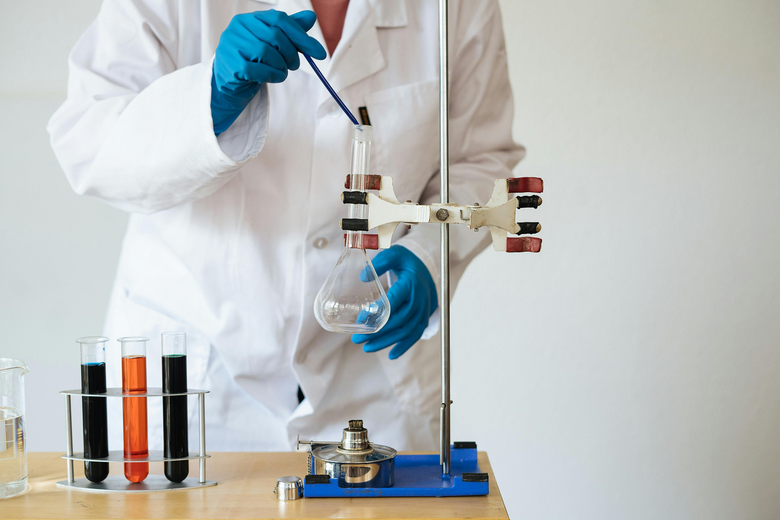 Lab Coat in use - lab coat - mens work coat