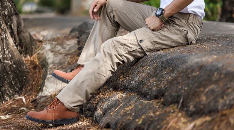 Man wearing cargo pants - cargo pants - work pants