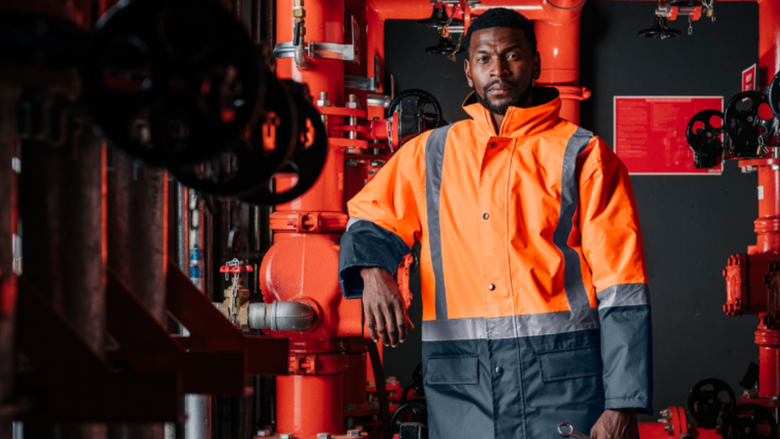 Man wearing freezer suit - freezer suits - Workwear