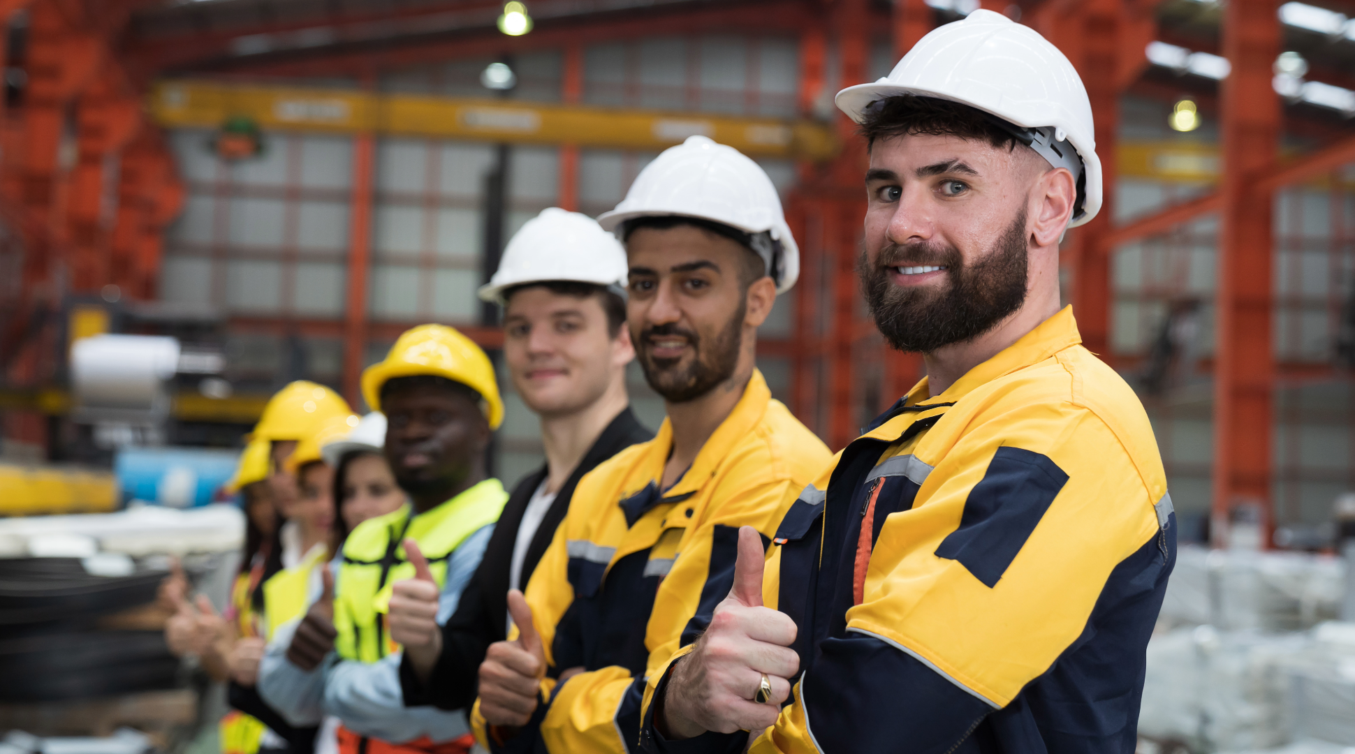People in different work suits - work suit - Workwear