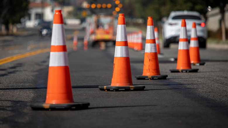 Safety cones used for road safety - traffic cone - safety cones