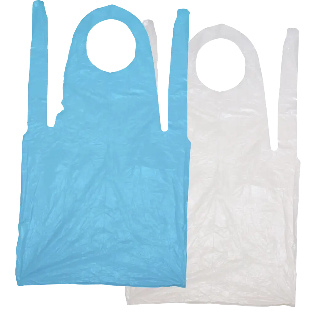 UUYYEO 50 Pcs Small Plastic Aprons Kids Kitchen Aprons Childrens Crafting Aprons