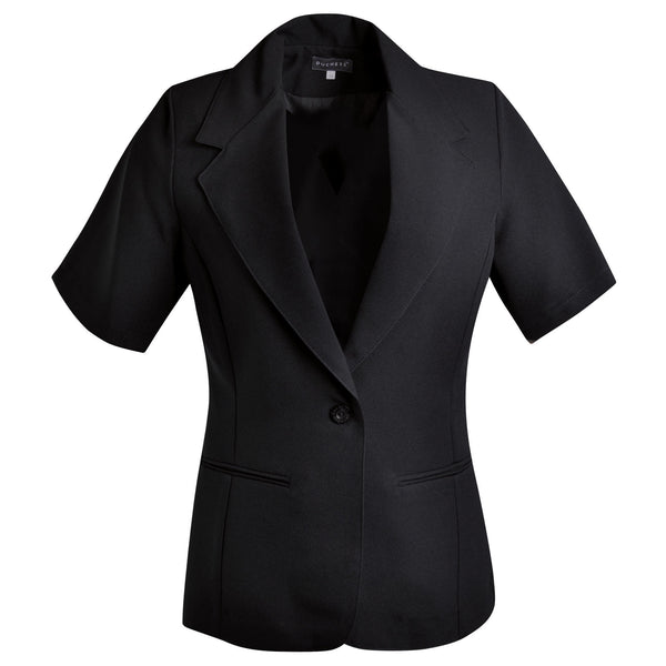 Rosa Jacket Short Sleeve - Black - End Of Range