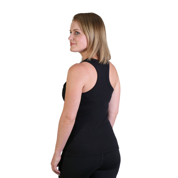 Ladies’ Racerback Top - Black - While Stock Last