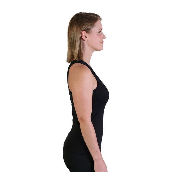 Ladies’ Racerback Top - Black - While Stock Last