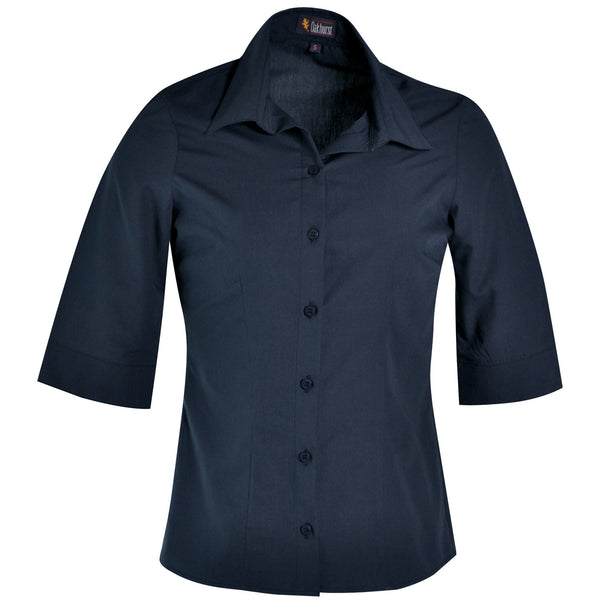 Ladies’ Icon Woven Shirt - Navy - While Stock Last