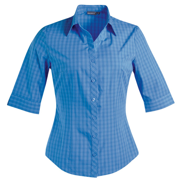 Donna Blouse 3/4 Sleeve - Check 3 - End Of Range