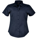 Ladies’ Classic Woven Shirt Short Sleeve - Navy