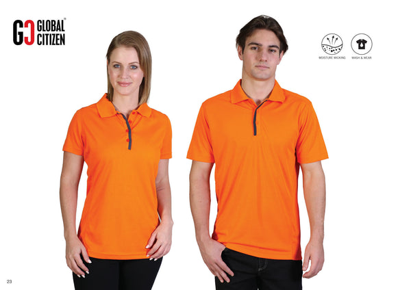 Ladies’ Matrix Polo - Orange/graphite - While Stocks Last