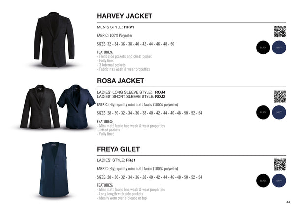 Rosa Jacket Short Sleeve - Black - End Of Range