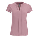 Emma  Blouse - Short Sleeve - Dusty Pink