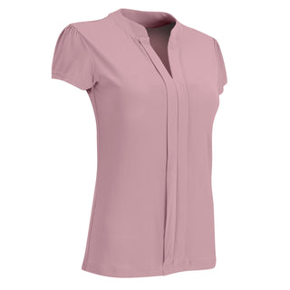 Emma  Blouse - Short Sleeve - Dusty Pink