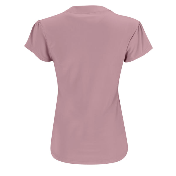 Emma  Blouse - Short Sleeve - Dusty Pink