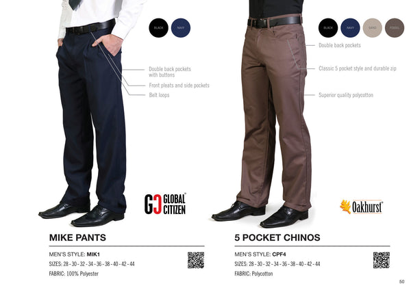 5 Pocket Chinos  - Sand - While Stocks Last