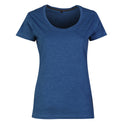 Ladies’ 150g Fashion Fit T-Shirt  - Mid Blue Melange - While Stocks Last