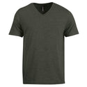 140g Urban Lifestyle V-Neck T-Shirt  -  Army green melange - While Stocks Last