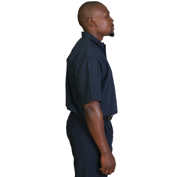 Icon Woven Shirt Short Sleeve - Navy - While Stocks Last
