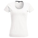 Ladies’ 150g Fashion Fit T-Shirt - White - While Stocks Last