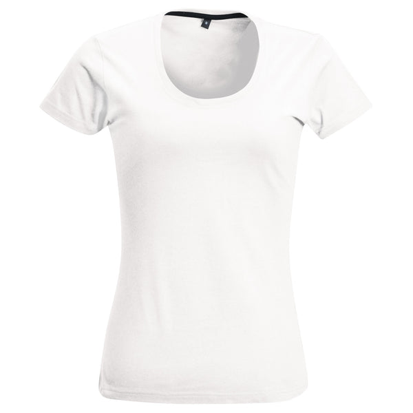 Ladies’ 150g Fashion Fit T-Shirt - White - While Stocks Last