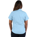 Ladies’ Classic Woven Shirt Short Sleeve - Blue Sky - While Stocks Last