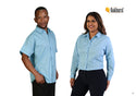 Ladies’ Classic Woven Shirt Short Sleeve - Blue Sky - While Stocks Last