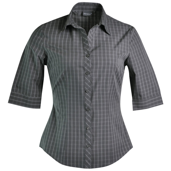 Donna Blouse 3/4 Sleeve - Check 3 - End Of Range