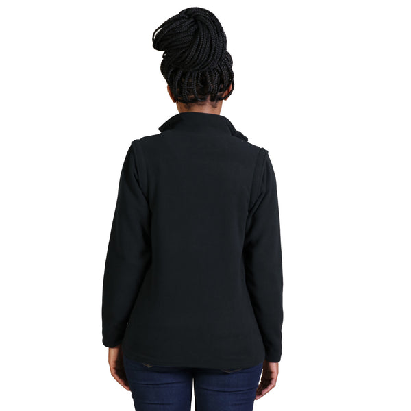 Ladies’ Zip Off Sleeve Polar Fleece