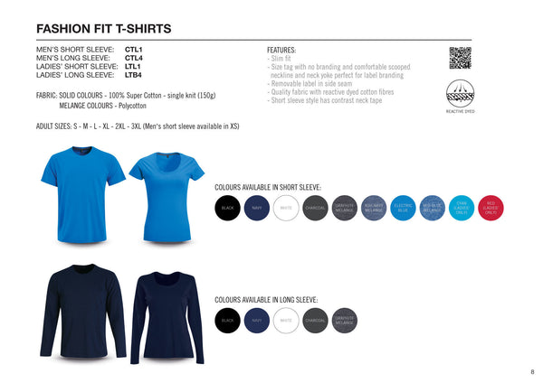 150g Fashion Fit T-Shirt - Charcoal - While Stocks Last