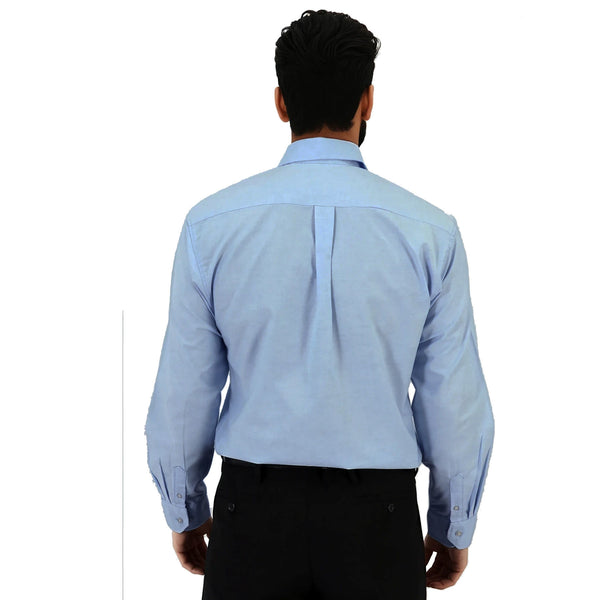 Prime Woven Shirt Long Sleeve-Sky Blue- End Of Range