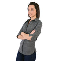Donna Blouse 3/4 Sleeve - Check 3 - End Of Range