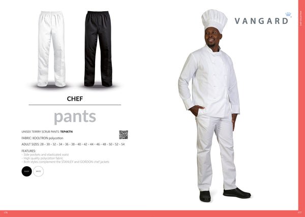 Terry Scrub Pants - Chef