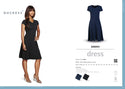 Sarah Dress - Navy - End Of Range