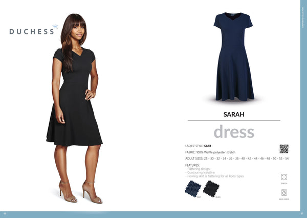 Sarah Dress - Navy - End Of Range