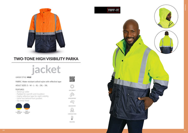 High Visibility Parka Jacket