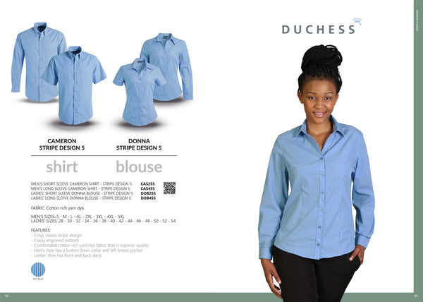 Donna Blouse Long Sleeve - Stripe 5